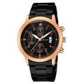 Relógio Masculino Geneva - Classic Watch relógio 021 AmploTech Preto/ Bronze 