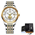 Relógio Masculino Goldfish Lige - Luxury Watch relógio 035 AmploTech Dourado/ Branco 